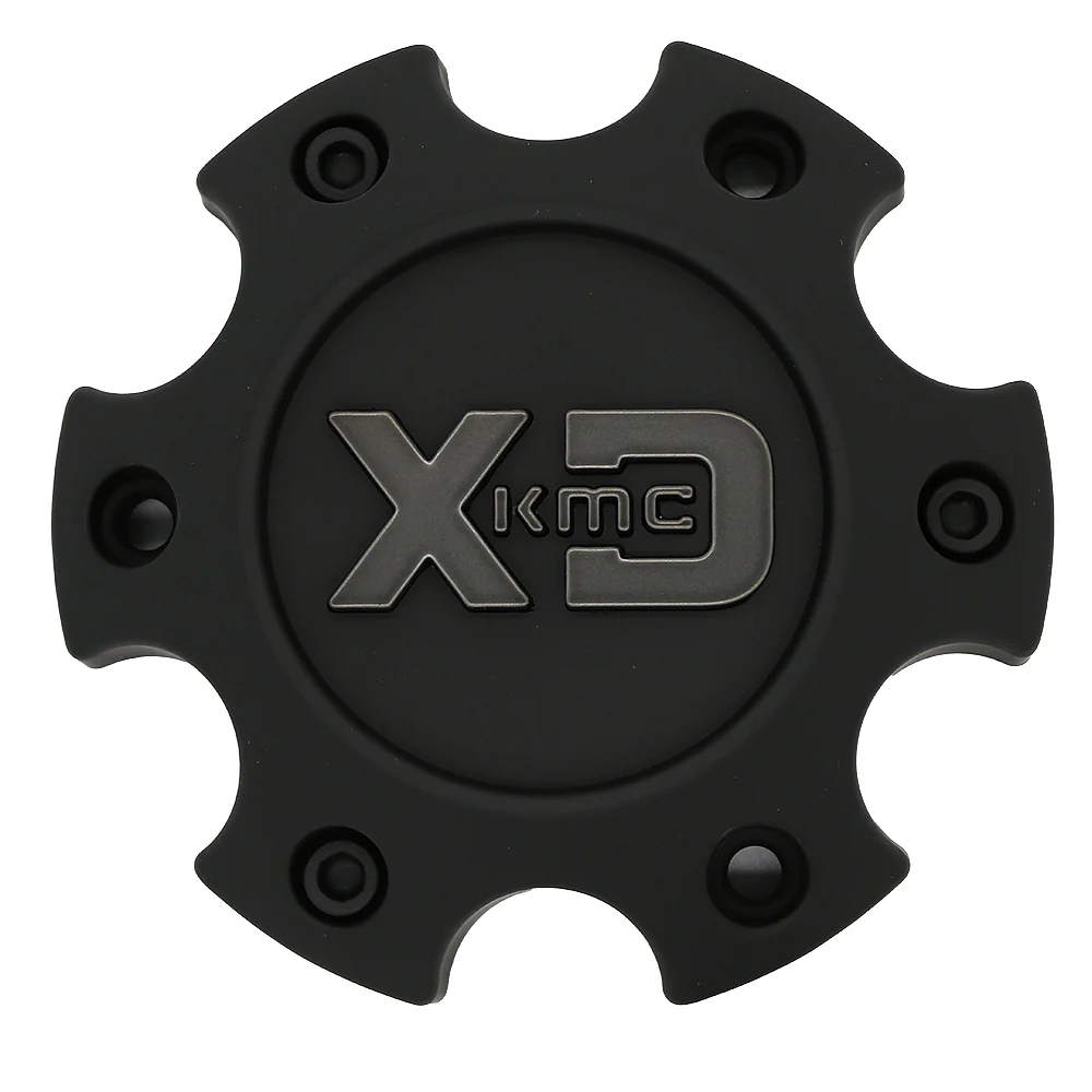 XD S057L120ASB1DC-H34 Satin Black Wheel Center Cap – 6x4.5/120