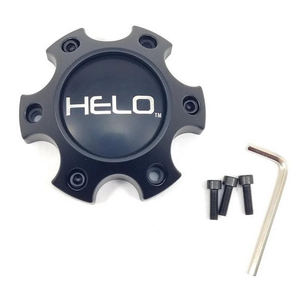 Helo 1079L121AHE1SB Satin Black Wheel Center Cap – 6x4.5/120
