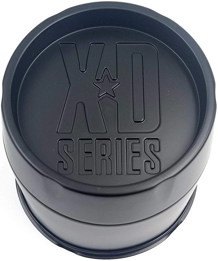 KMC 1327006026-KMC Satin Black Push-Thru Wheel Center Cap