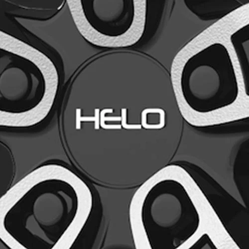 Helo HE899CAPB68-SB Satin Black Snap-In Wheel Center Cap – 5x4.5/120
