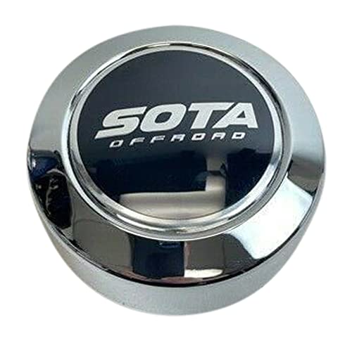 SOTA Offroad Chrome Snap in Wheel Center Cap A608F-4 A608F-6
