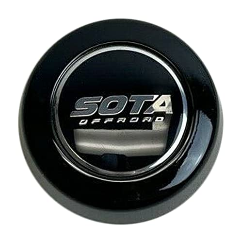 SOTA Offroad Gloss Black Snap in Wheel Center Cap A608F-2