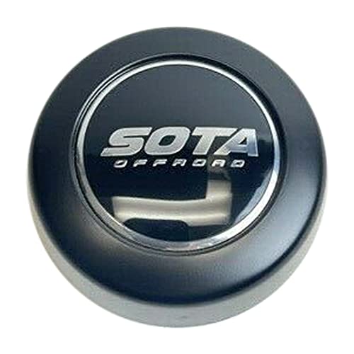 SOTA Offroad Matte Black Snap in Wheel Center Cap A608F-2
