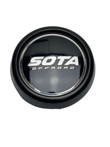 SOTA Offroad Matte Black Snap in Wheel Center Cap A608F-3
