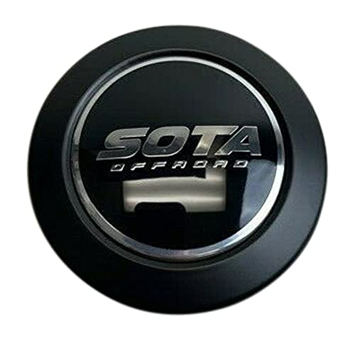 SOTA Offroad Matte Black Snap in Wheel Center Cap A608F-5 A608F-6