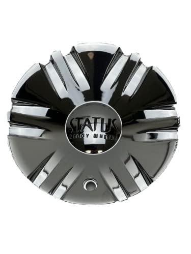 Status Alloy Chrome Wheel Center Cap C600301-CAP-S225