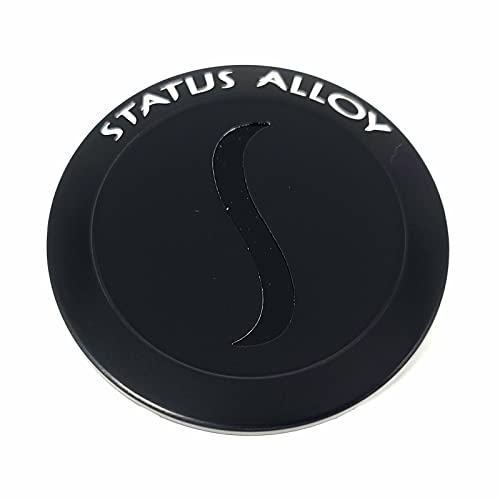Status Alloy Wheels CCSTATMB 1246S02 Black Center Cap 5 and 6 Lug Griffin Goliath Juggernaut Journey