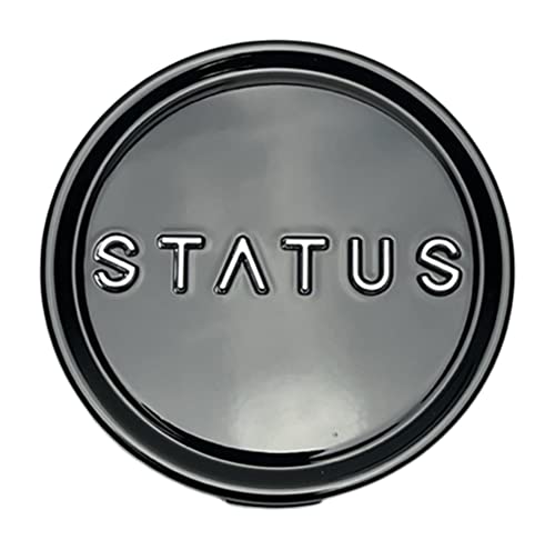 Status Wheels 1006-52GBP Gloss Black Center Cap