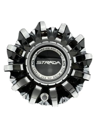 Strada Chrome Wheel Center Cap CS420-C2P SJ912-12