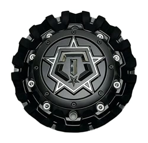 TIS Matte Black Wheel Center Cap 6032K139-TIS-CAP 6032L216