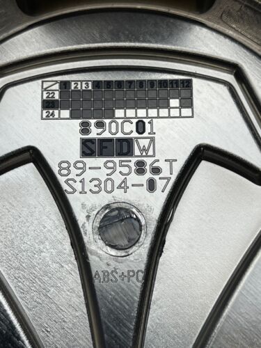 Toyota T-Force Chrome Snap In Wheel Center Cap 890C01 89-9586T S1304-07 - Image 3