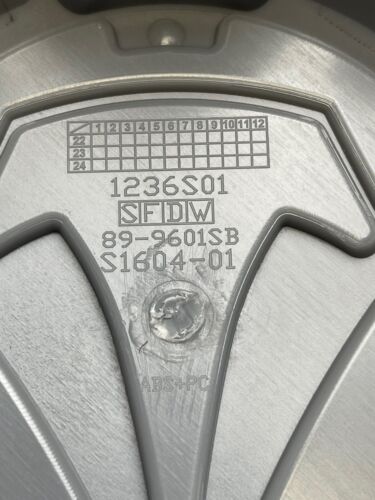 Toyota T-Force Matte Black 5 Lug Snap In Wheel Center Cap 89-9601SB 1236S01 - Image 3