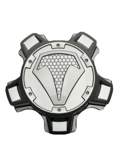 Toyota T-Force Silver 5 Lug Snap In Wheel Center Cap 89-9601SB 1236S01 S1604-01
