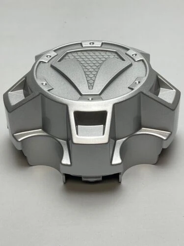 Toyota T-Force Silver 5 Lug Snap In Wheel Center Cap 89-9601SB 1236S01 S1604-01 - Image 2
