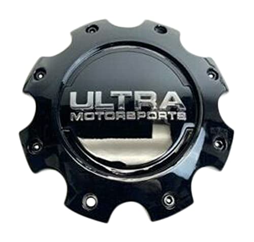 Ultra Motorsports Gloss Black Wheel Center Cap 81201765F-5 A89-9799FBK