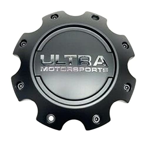 Ultra Motorsports Satin Black Center Cap 81201765F-2 81201765F-1 A89-9799FSB