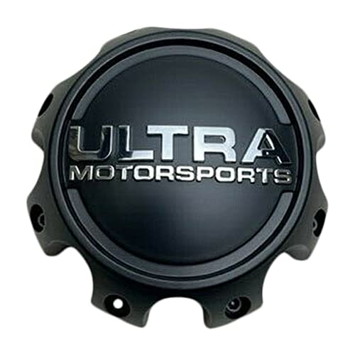 Ultra Motorsports Satin Black Wheel Center Cap 89-9771SB 81211765F-4 DUALLY ONLY