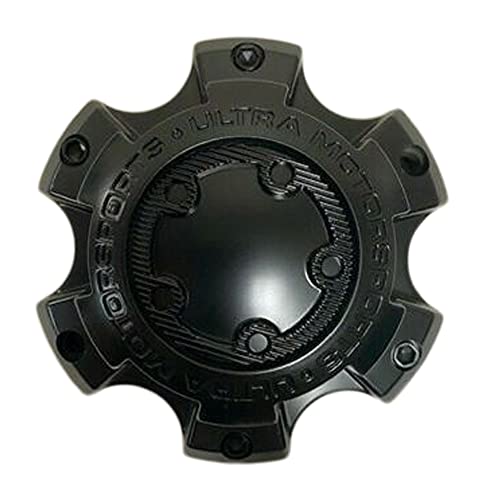 Ultra Wheel C800805 89-9865 6 Lug Black Center Cap 232 233 237 238P