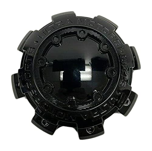 Ultra Wheel Gauntlet Goliath Mammoth Gloss Black Center Cap 89-9879 C800806