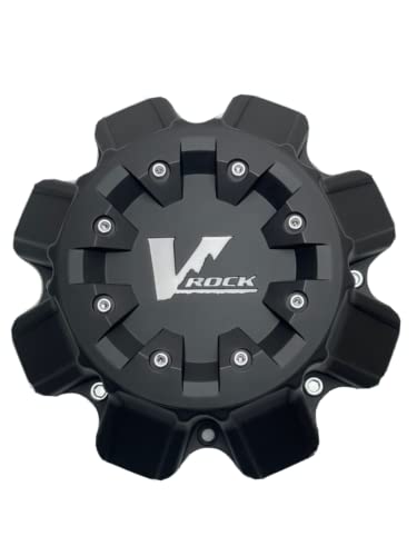 V Rock Wheels Matte Black Wheel Center Cap VR7-CAP VR7-UP C055 61209-45