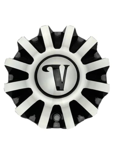 Velocity Black and Machined Wheel Center Cap CSVW24-2A