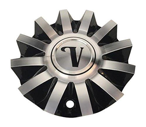 Velocity Wheel CS420-2A Black and Machined Center Cap