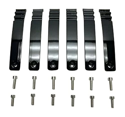 Viscera 777 20 Inch Gloss Black Inserts Set (6 PCS) EMR0777-2090-ZSJ