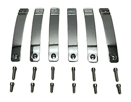 Viscera 777 22 Inch Chrome Inserts Set (6 PCS) EMR0777-2295-ZSJ