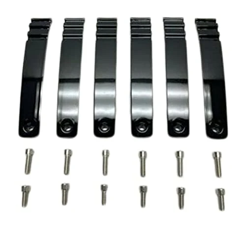 Viscera 777 22 Inch Gloss Black Inserts Set 6 PCS EMR0777-2295-ZSJ