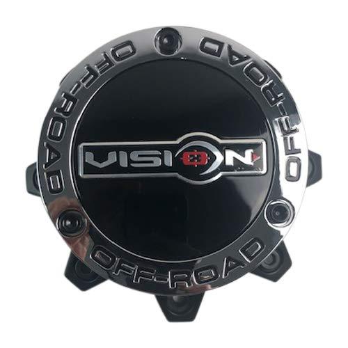 Vision Wheels C394PLMB-8V Matte Black Wheel Center Cap