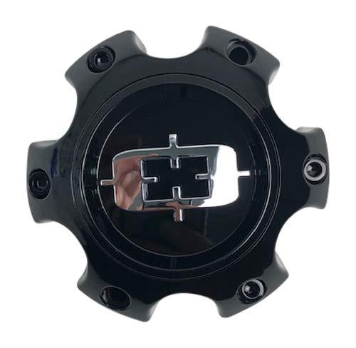Vision Wheels C415GB-6V 6 Lug Gloss Black Center Cap