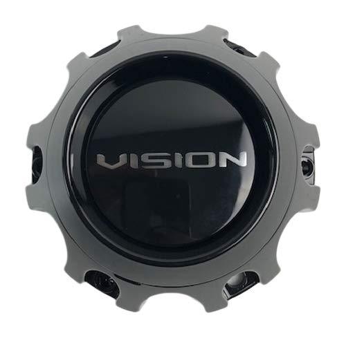 Vision Wheels C416GB-6V Gloss Black Center Cap