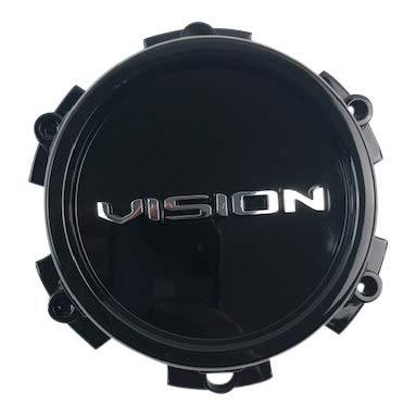 Vision Wheels C421GB-6V Gloss Black Wheel Center Cap 6 Lug