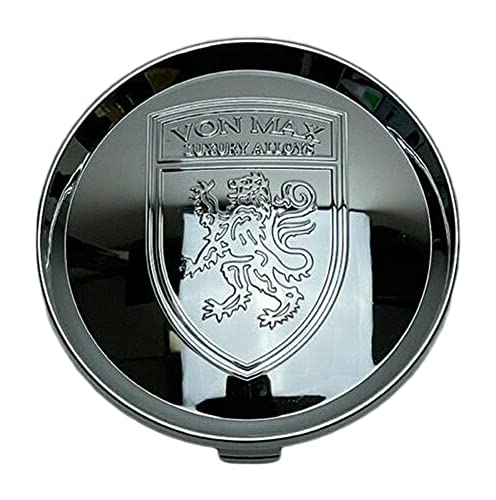 Von Max Luxury Alloys Chrome Snap in Wheel Center Cap C-VM5-C