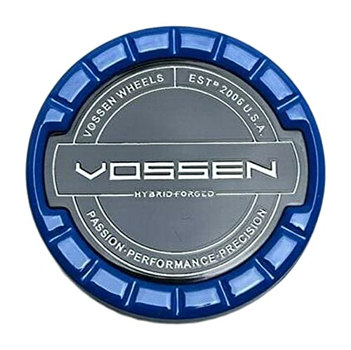 Vossen Hybrid Forged Blue Snap in Wheel Center Cap VOS-3 fits HF Series Wheels