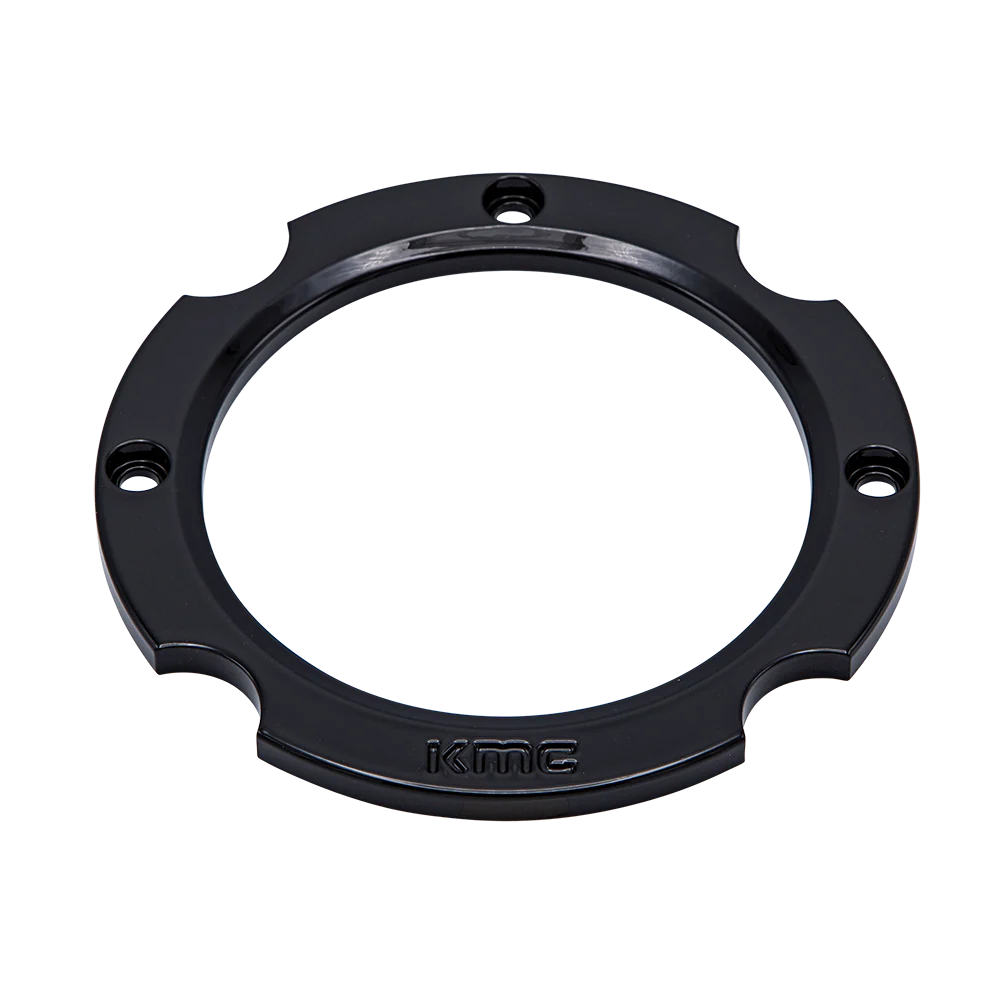 KMC Powersports CAPRING244-BLACK Satin Black Wheel Center Cap – 4x156