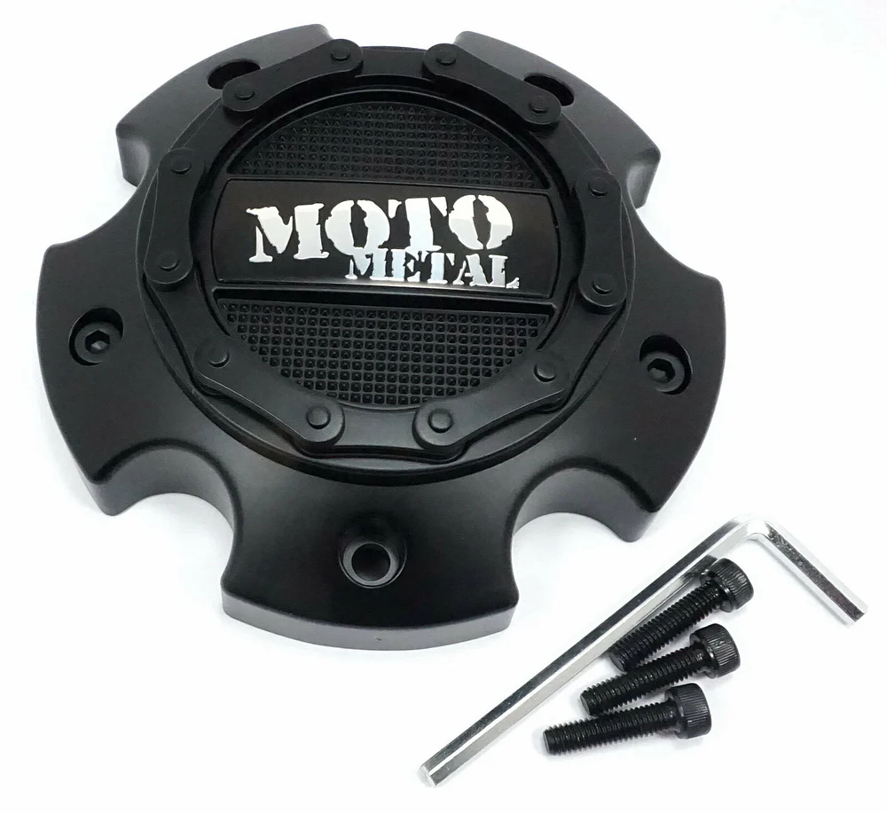 Moto Metal MO971 Satin Black Wheel Center Cap 1079L145AMO2SB – 5x5.5/150