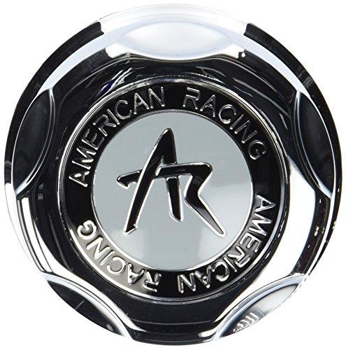 American Racing 1342100S Snap-in Center Cap with Silver Logo