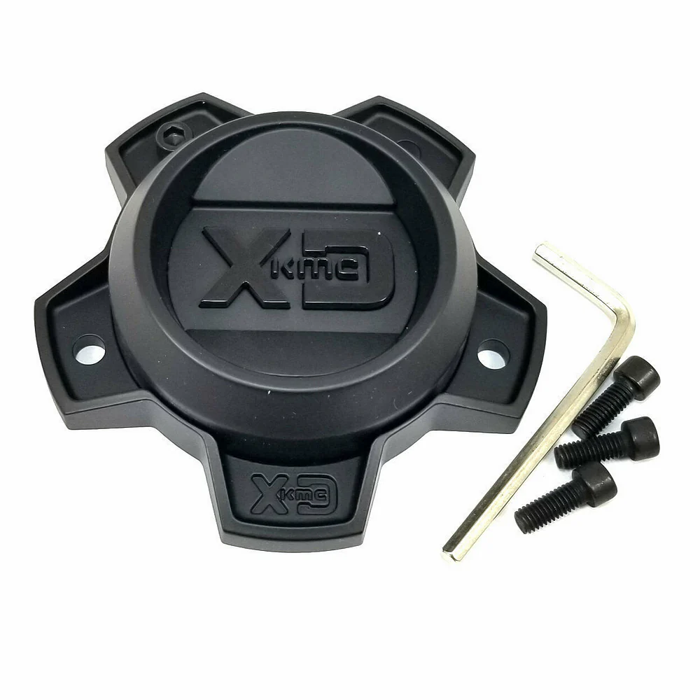 XD T150H120-5-H30-S2 Matte Black 2-Piece Wheel Center Cap – 5x5 H30