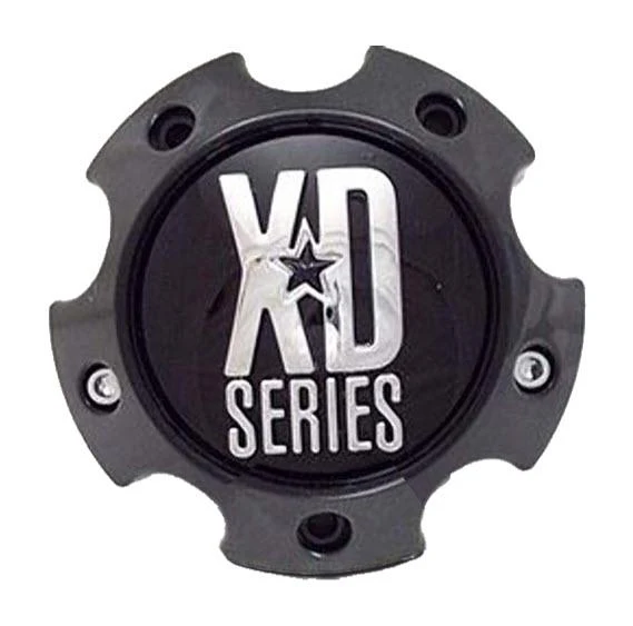 XD SERIES KMC 1079L145AGB 1079L145A LG0811-31 Gloss Black Center Cap 5 Lug
