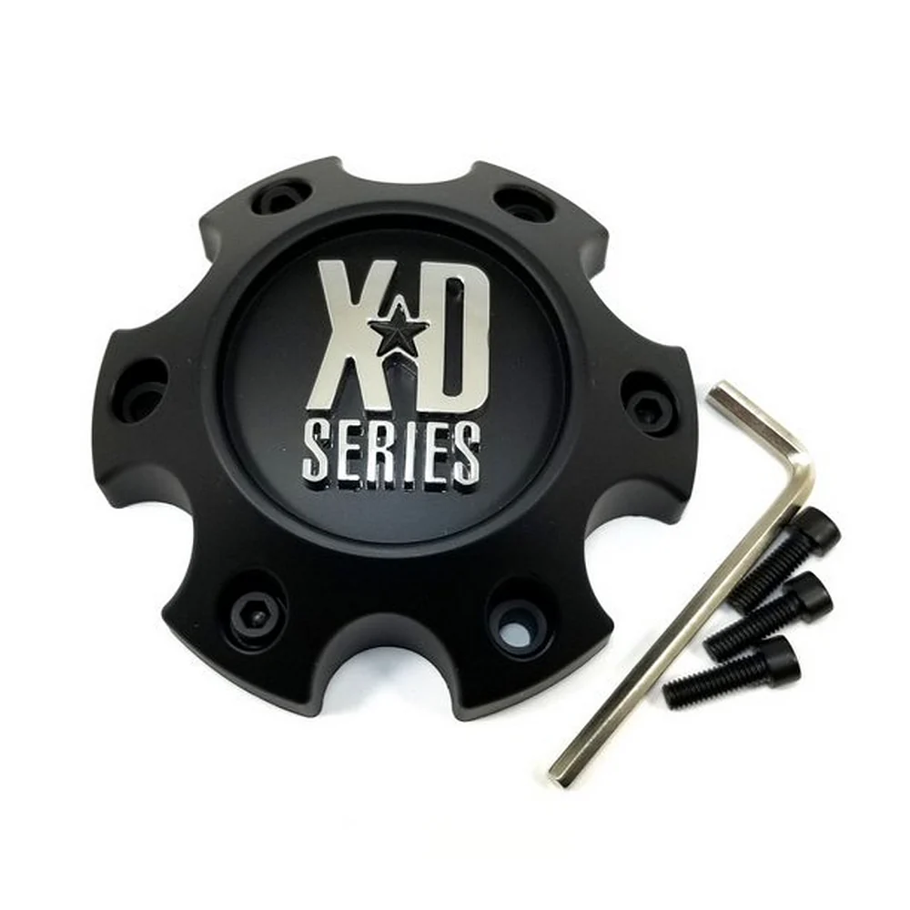 XD S057L120A-H34 Matte Black Wheel Center Cap – 6x4.5