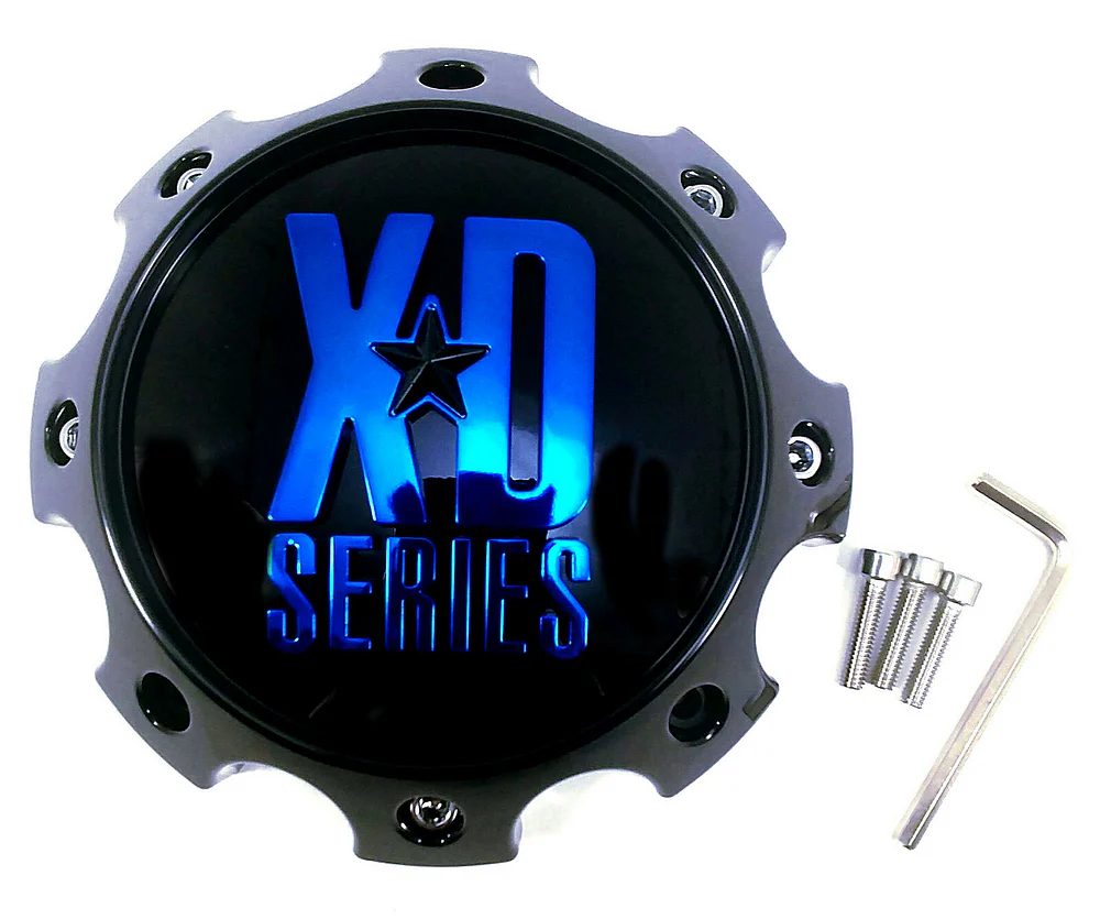 XD 1079L170SGB-H42BC Blue Wheel Center Cap – 8 Lug